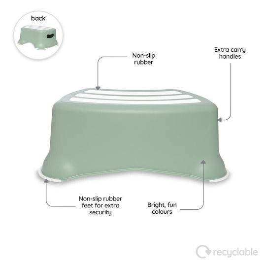 My Carry Potty Single Kids Step Stool Green