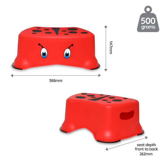 My Carry Potty Single Kids Step Stool Red