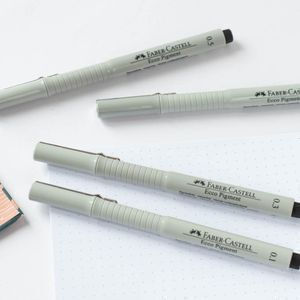 Faber-Castell Ecco Pigment Στυλό Ballpoint 4τμχ