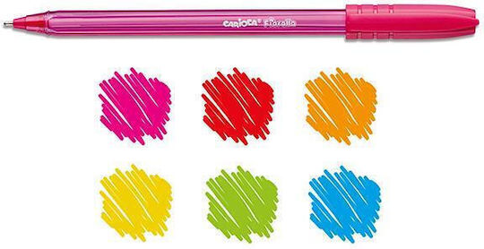 Carioca Fiorella Στυλό Ballpoint 6τμχ