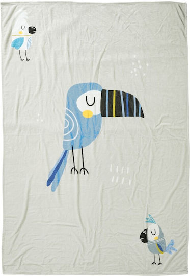 Das Home Одеяло Детски пелени за пелени Ecru 80x110см.