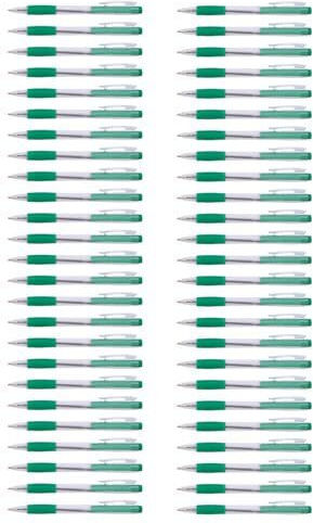 Pen Ballpoint 0.7mm Green with Green Ink 50pcs