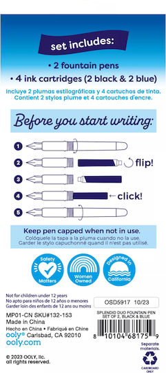 Ooly Στυλό Ballpoint 2τμχ
