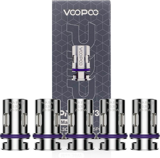 Voopoo PnP X Widerstand für Elektronische Zigaretten 0.3ohm (Dampfmethode) 5Stück