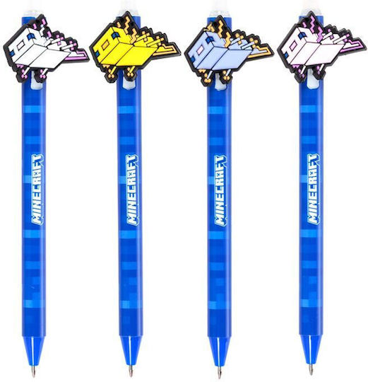 Minecraft Pixuri Ballpoint 36 Bucăți (Culori Diverse)
