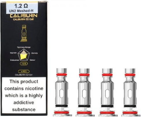 Uwell Caliburn G2 Coil Αντιστάση Ηλεκτρονικών Τσιγάρων 1.2ohm (MTL) 4τμχ