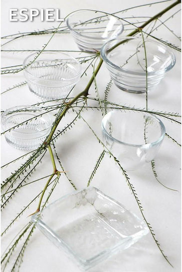 Espiel Gastroboutique Serving Bowl Oval Glass Transparent 11x11cm