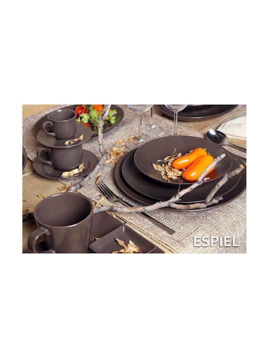 Espiel Bol de Servire Rotund Ceramică Cafea cu Diametru 13.8buc