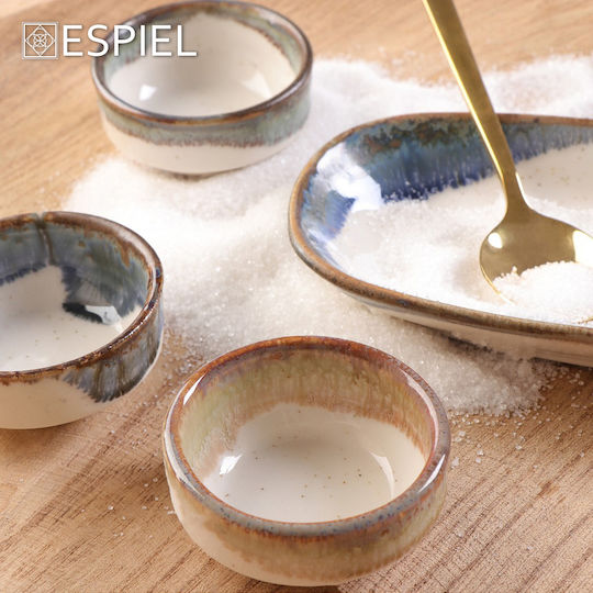 Espiel Essentials Μπωλ Σερβιρίσματος για Ντιπ Στρογγυλό Κεραμικό Μπλε με Διάμετρο 6εκ. 24τμχ