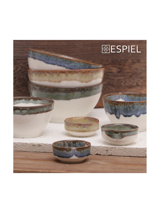 Espiel Essentials Cereal Serving Bowl Round Ceramic Blue with Diameter 11cm
