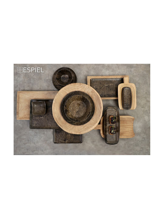 Espiel Pine Купа за сервиране Кръгла Дърво Зелен с диаметър 27бр