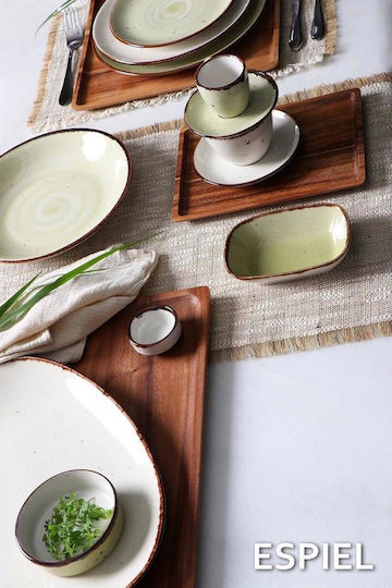 Espiel Typhoon Dip Serving Bowl Round Beige with Diameter 6cm 12pcs