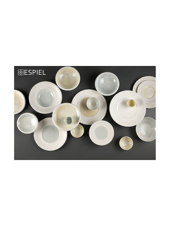 Espiel Zen Sky Serving Bowl Round made of Porcelain Beige with Diameter 11.5cm