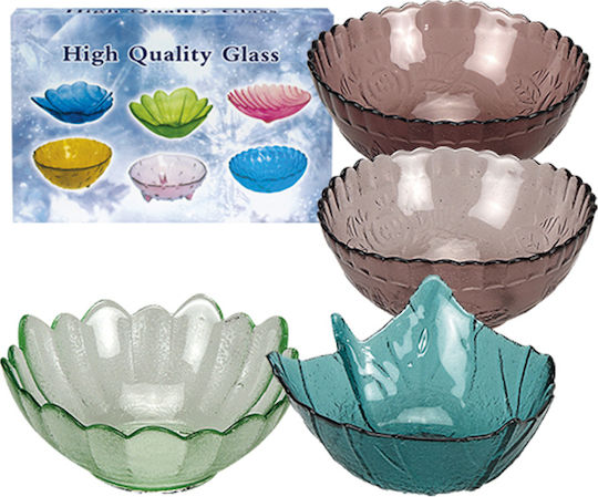 HOMie Serving Bowl Round Glass with Diameter 12.5cm