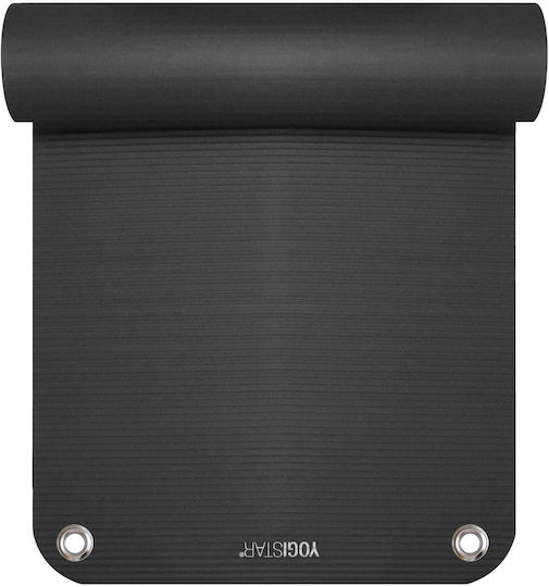 Yogistar Exercise Mat Black (182x60x1.5cm)
