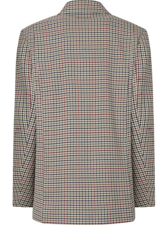 Pepe Jeans Bailey Γυναικείο Σακάκι Καρό