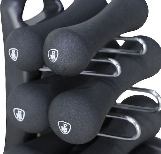 MegaFitness Set Of Dumbbells Made Of Neoprene Total Weight 9Kg