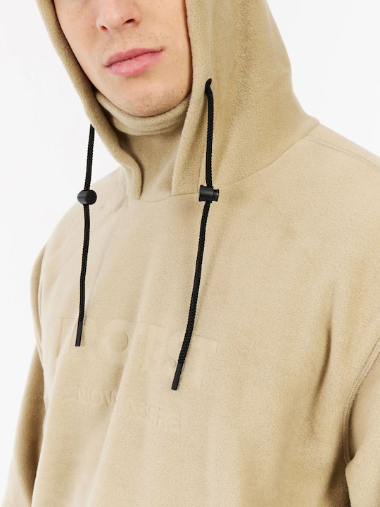 Φούτερ με Κουκούλα Bamboo Beige