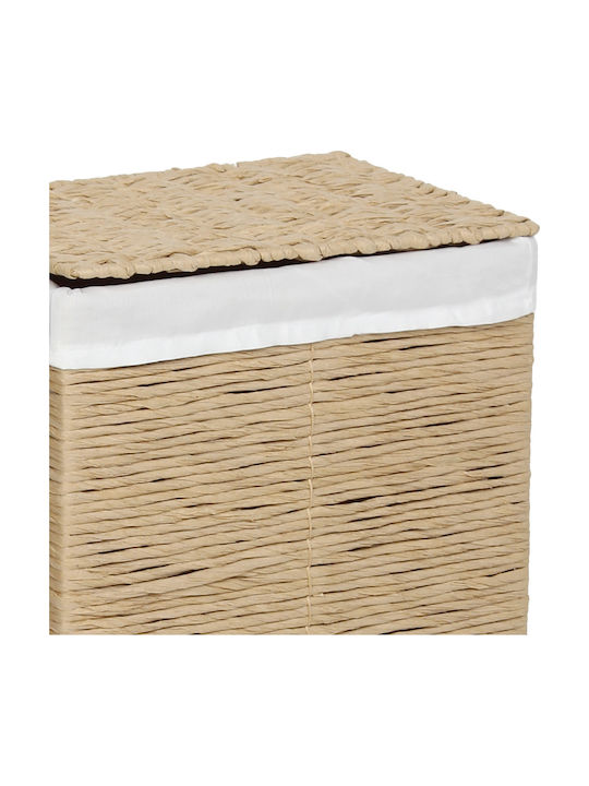 Keskor 415008-3 Καλάθι Απλύτων Υφασμάτινο 30x20x44cm Καφέ