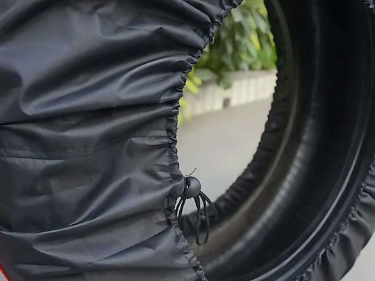 Set 4 Huse de Protecție pentru Depozitarea Anvelopelor Zola 15-20" Universale Reglabile Impermeabile Rezistente la Praf Negre