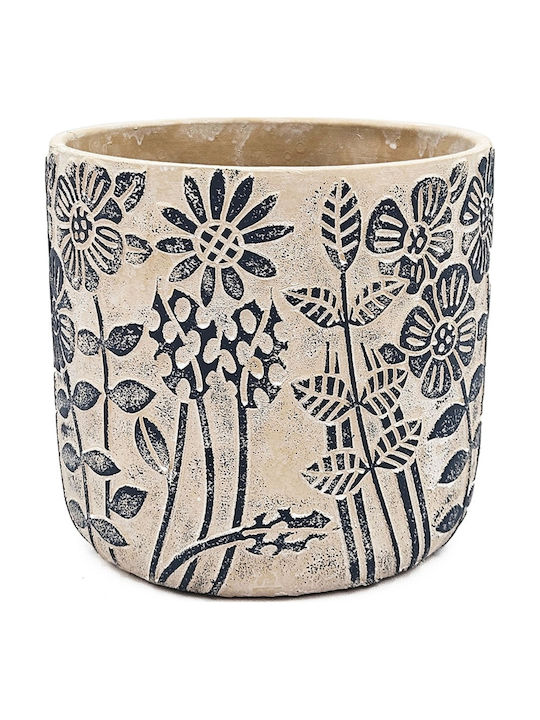 Artekko Cement Planter Concrete Beige 18x18x17cm.