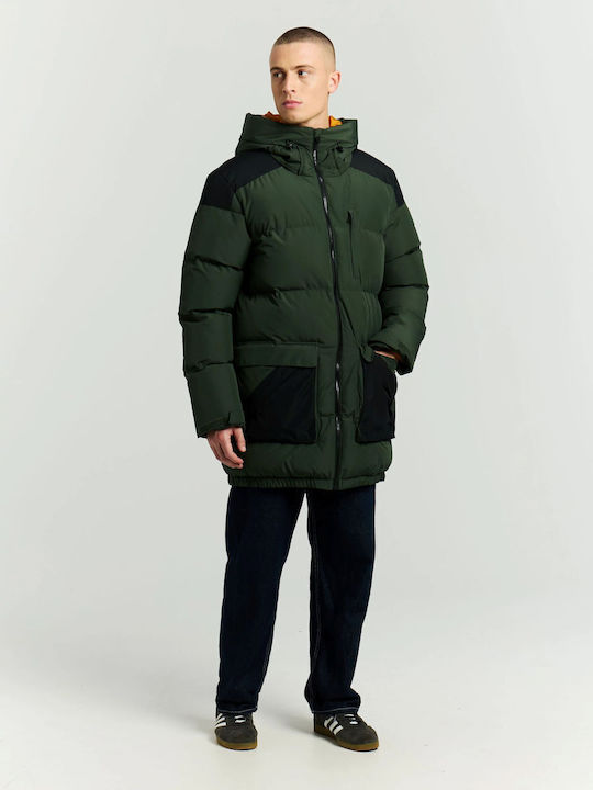 Μπουφάν Puffer Kale Green