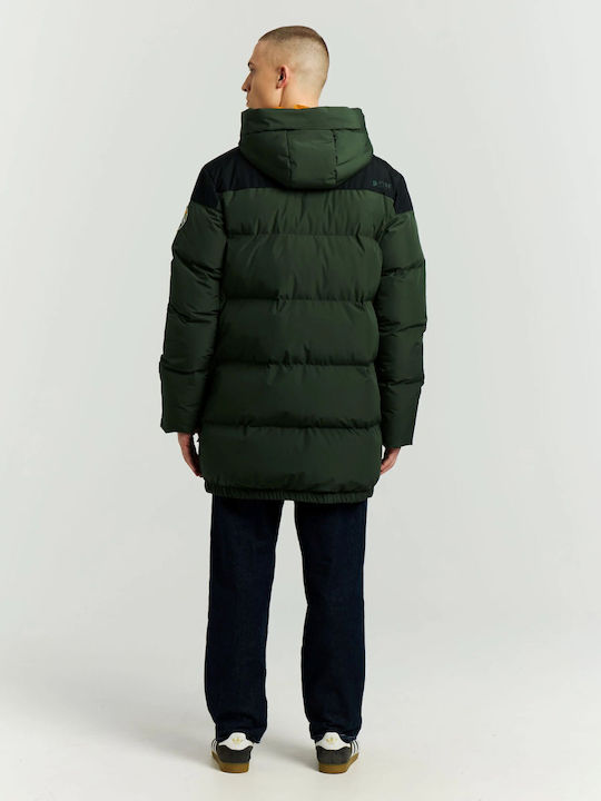 Μπουφάν Puffer Kale Green