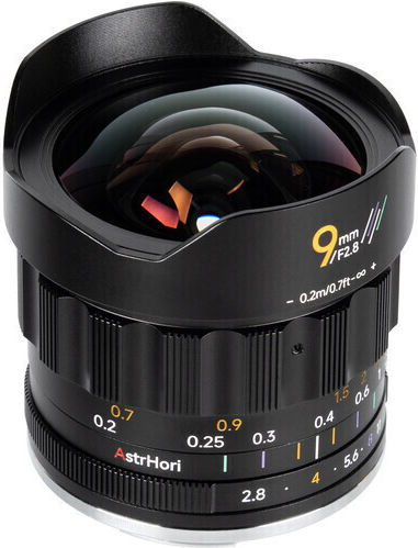 AstrHori Voller Rahmen Kameraobjektiv MF 9mm f2.8 Festbrennweite für Canon RF Mount Black