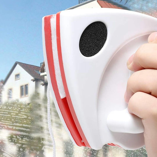 Magnetischer Fensterreiniger mit Sprühgerät für doppelseitige Reinigung