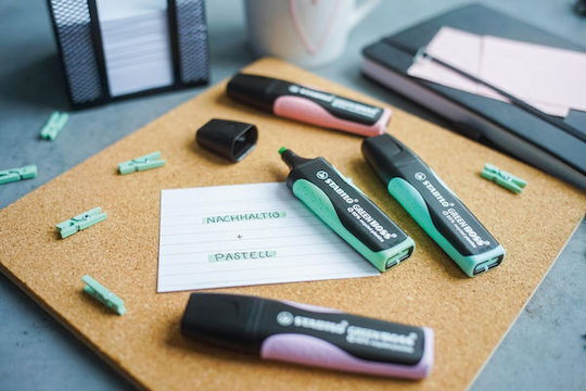 Stabilo Маркер за Подчертаване Green Boss St6070/4-2 Pastel
