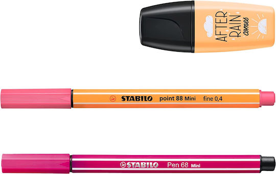Stabilo 88 Мини Маркери Pastel 1mm Комплект 18 Цветни