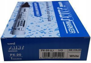 Uni-Ball Paint Marker 2.2mm Schwarz 12Stück