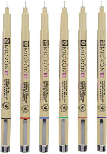 Sakura Pigma Micron Design Marker 0.25mm Red