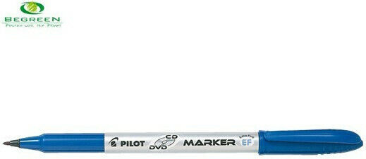 Pilot Marker Pen Markere pentru CD/DVD 2mm Albastri 10buc