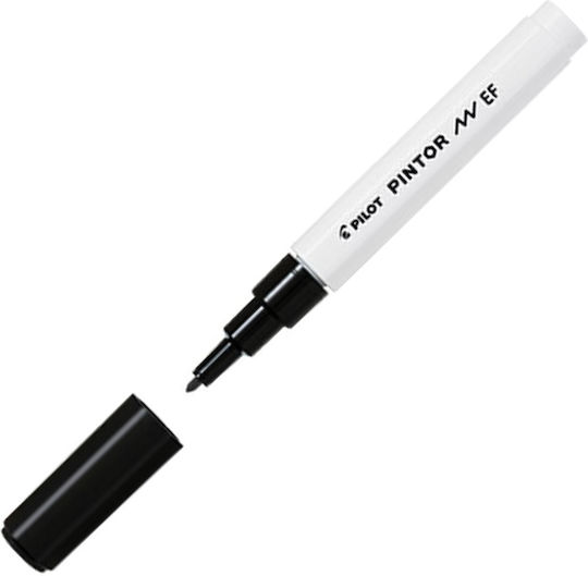 Pilot Pintor Extra Fine Zeichenmarker 0.7mm Black 6Stück