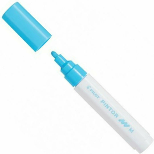 Pilot Pintor Medium Маркери за Рисуване 1.4мм Pastel Blue 6бр