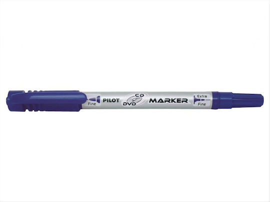 Pilot Marker Pen Markere pentru CD/DVD 2mm Albastru 12buc
