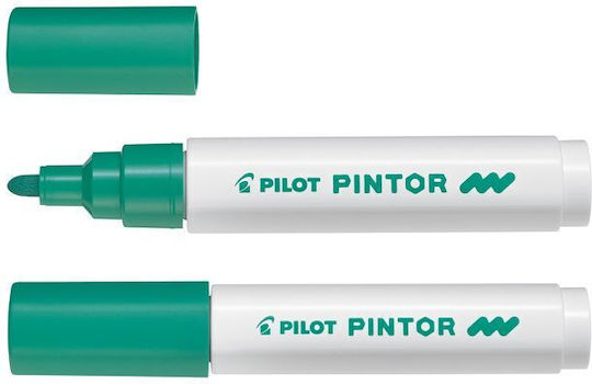 Pilot Перманентни Маркери 4.5мм Зелен 6бр