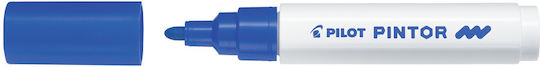 Pilot Permanent Markers 4.5mm Blue 6pcs