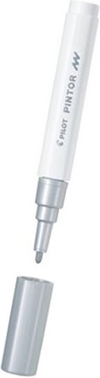 Pilot Pintor F Перманентни Маркери 2.8мм Silver 6бр