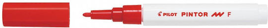 Pilot Pintor F Permanentmarker 2.8mm Red 6Stück