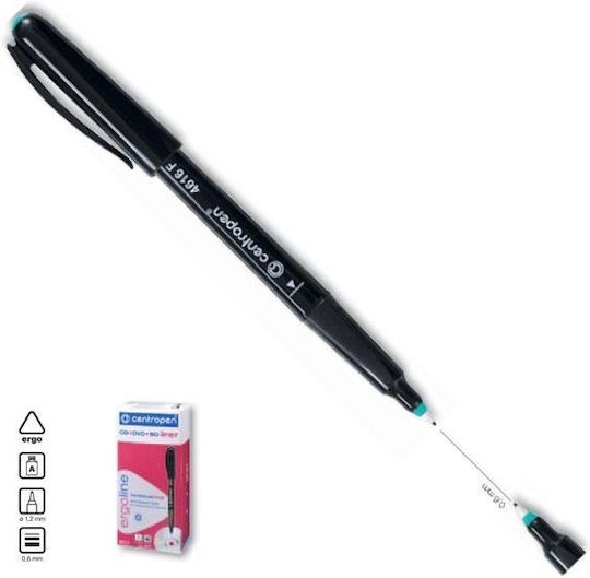 Centropen ---ΔΝ-2 CD/DVD-Marker 0.6mm Schwarz