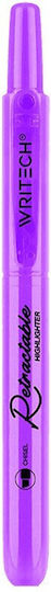 Writech Marker evidențiator Writech, retractabil, plat, 1-4mm, neon mov 545731