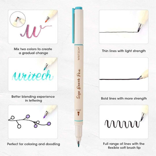 Writech Marker Reddish Brown