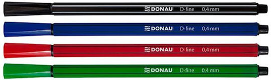 Donau Markere de Proiectare Negru 10buc