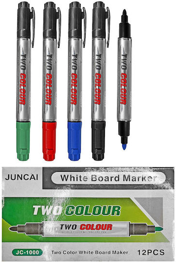 Justnote Μαρκαδόροι Πίνακα Ασπρόπινακας 3.5mm Σετ 12τμχ (Διάφορα Χρώματα)
