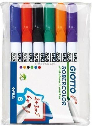 Giotto Robercolor Μαρκαδόροι Πίνακα Σετ 6 χρώματα