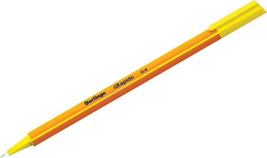 Berlingo Zeichenmarker 0.4mm Gelb 12Stück