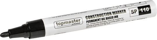 Topmaster Ανεξίτηλοι Μαρκαδόροι Μαύροι 2.8mm Σετ 24τμχ