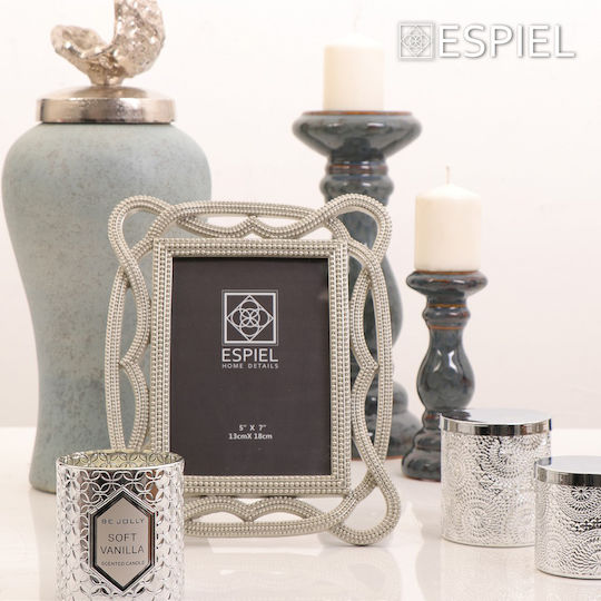 Espiel Aromatic Candle Jolly in Silver Jar 200g 12 Pieces Various Colors